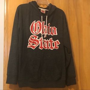 Homage Ohio State Hoodie Gray Size XL Unisex